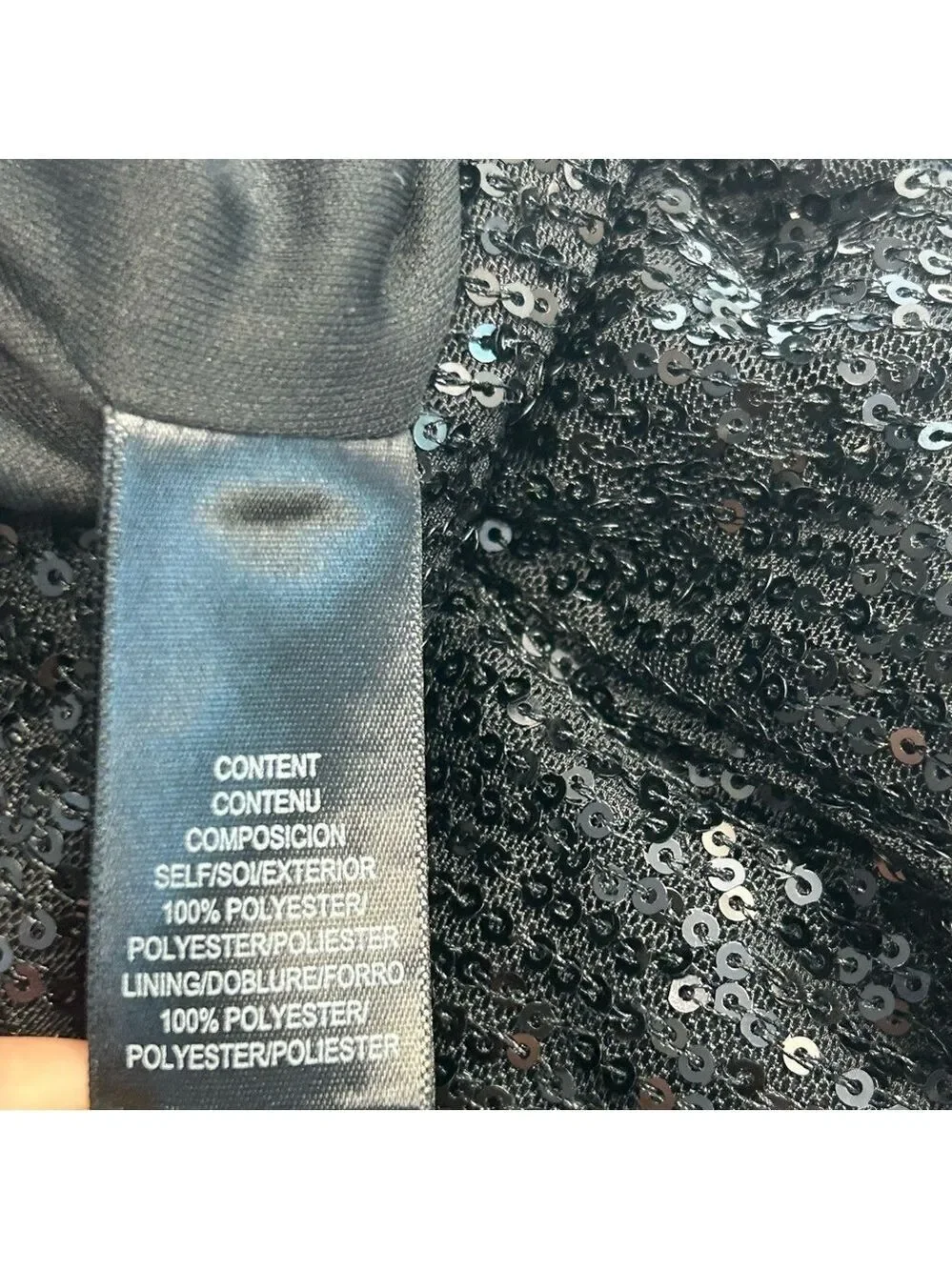 Wayf black sequin midi pencil skirt stretchy NWT